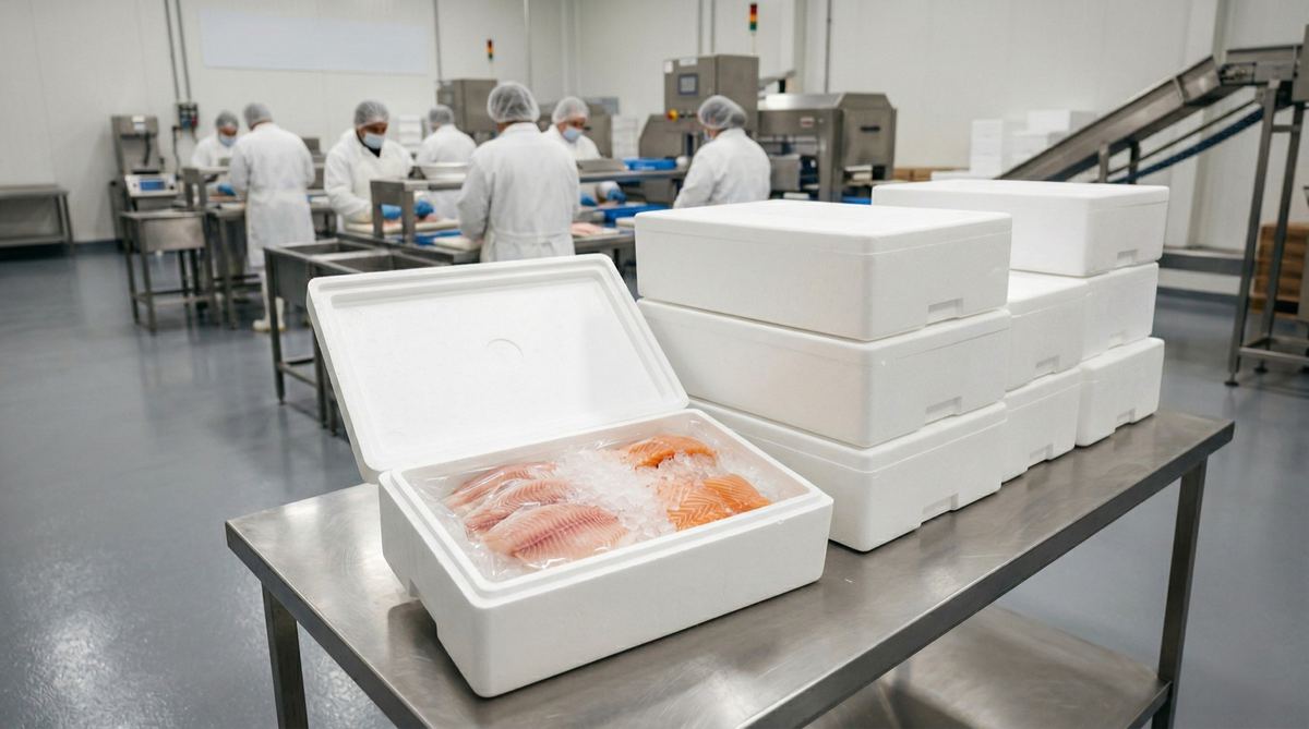 Cajas y hieleras: Cajas y hieleras EPS para cadena de frío, exportación y conservación de alimentos.