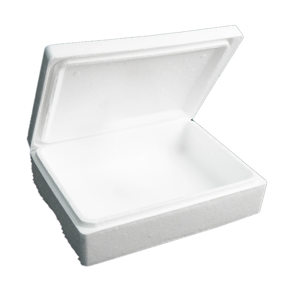 Caja 10 LB Durapor. Hielera o caja térmica de 10 LB en formatos cuadrado y redondo para conservar y trasladar producto perecedero con hielo.