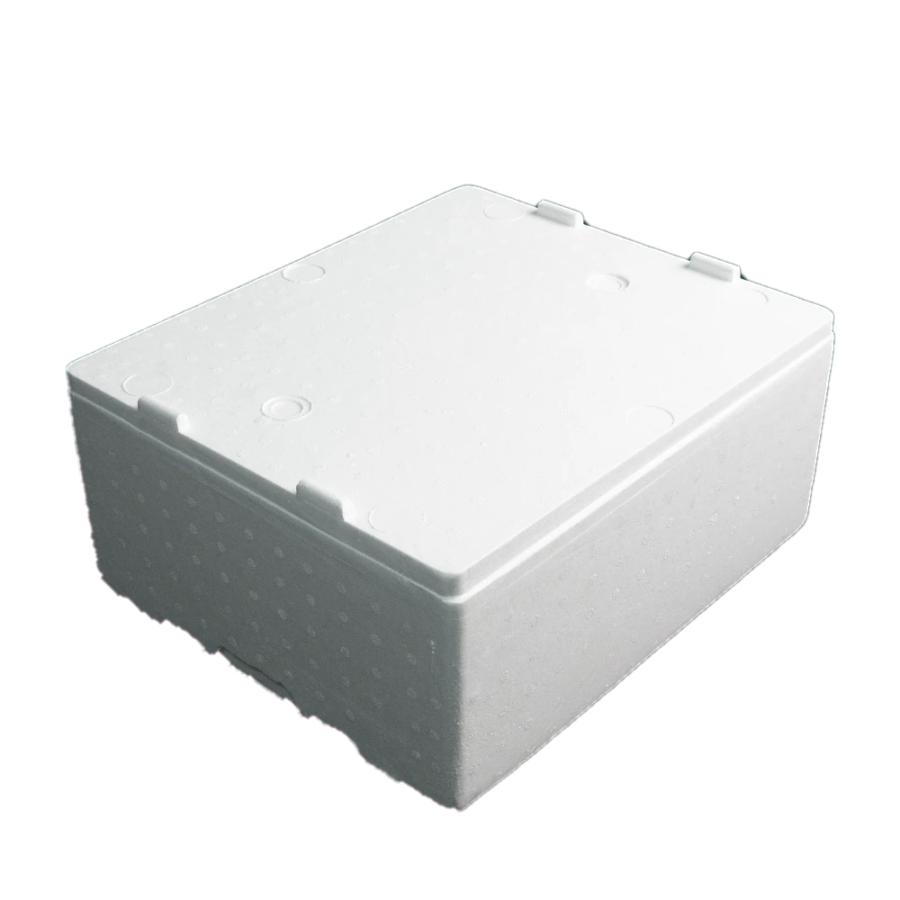 Caja 15 LB Durapor. Capacidad intermedia que cubre el rango entre el formato de 10 y 30 LB; pensada para despachos medianos de pesca o distribución local.