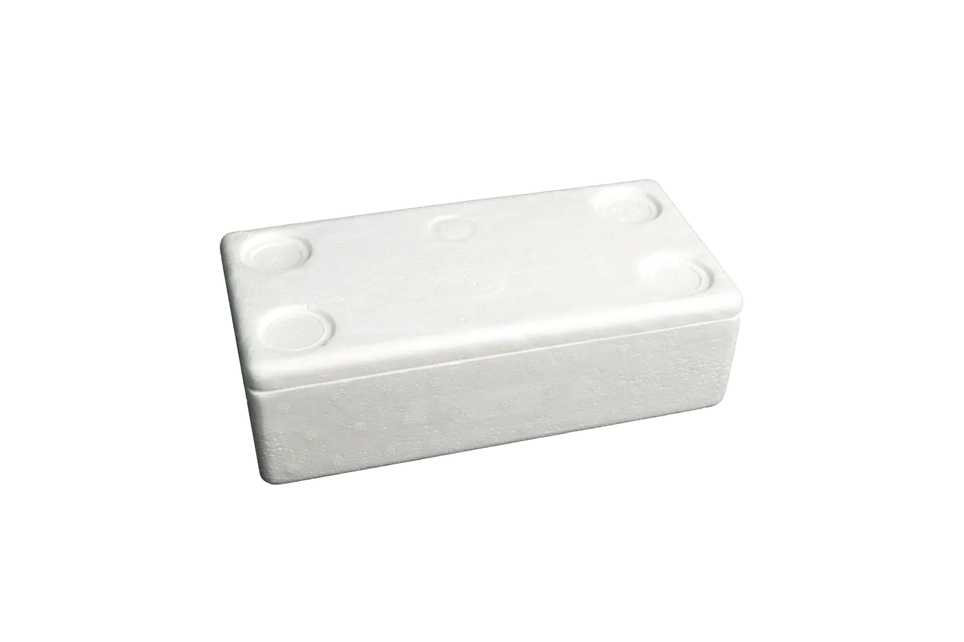 Caja 3 LB Durapor. Formato compacto para camarón, mariscos y producto pequeño que requiere conservación térmica en empaque liviano de bajo volumen.