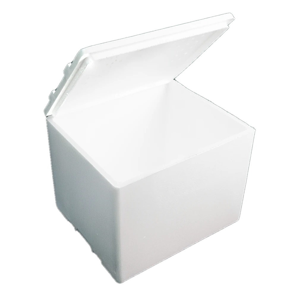 Caja 30 LB Durapor. Volumen robusto para exportación, pesca de mayor escala o distribución que requiere mayor cantidad por unidad de manejo.