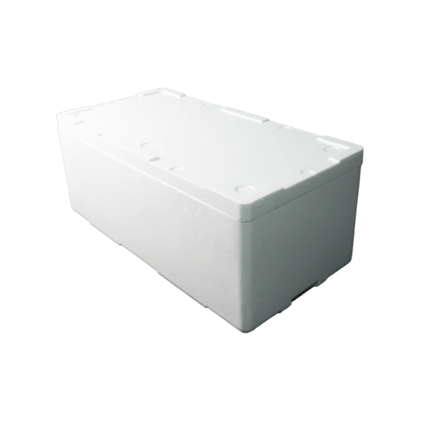 Hielera 80 LB Durapor. Hielera en EPS de 80 LB con capacidad volumétrica de 68 litros para operaciones con mayor volumen de producto frío.