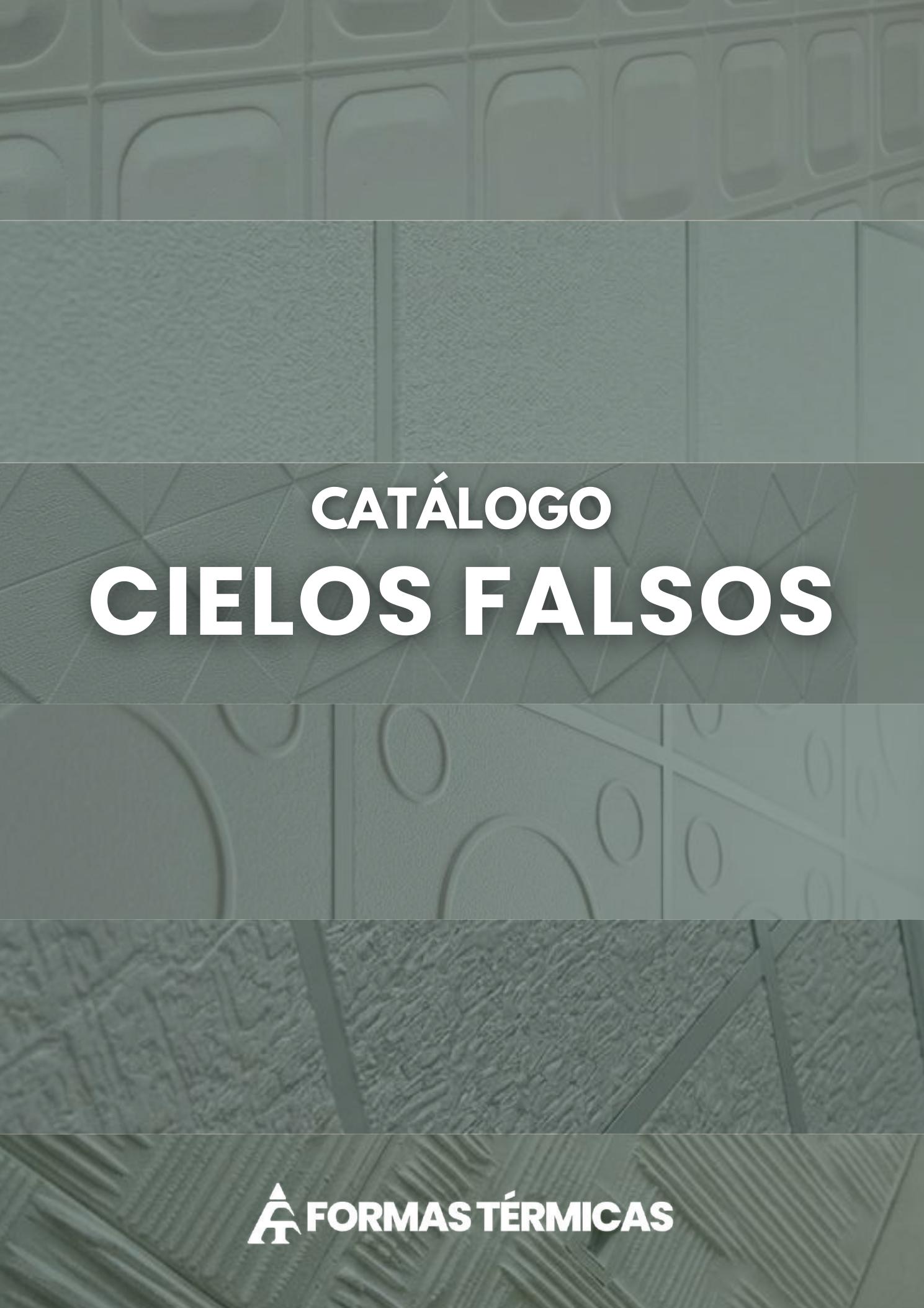 Portada del catálogo Cielos Falsos Durapor