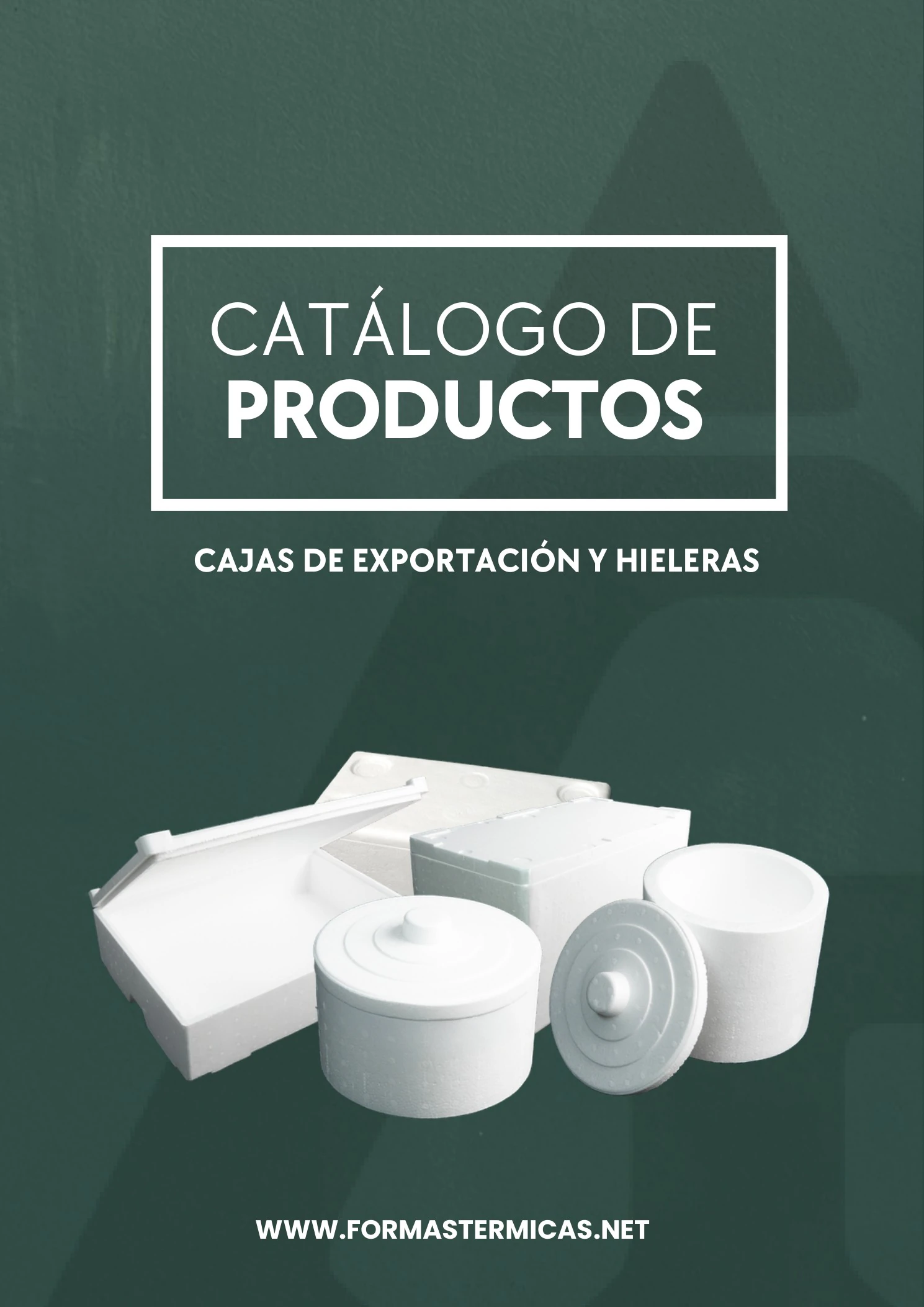 Portada del catálogo Cajas y Hieleras